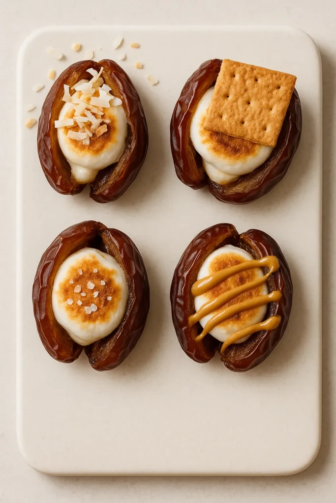 Air Fryer Date Smores That Changed My Dessert Game Forever 8 Creative toppings for Air Fryer Date Smores