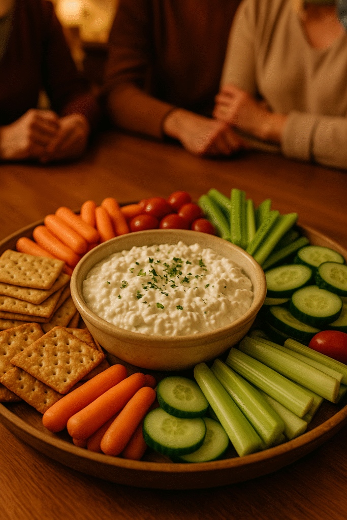 Cottage Cheese Ranch Dip: The Creamiest, Healthiest Snack You’ll Love 9 cottage cheese ranch dip party tray