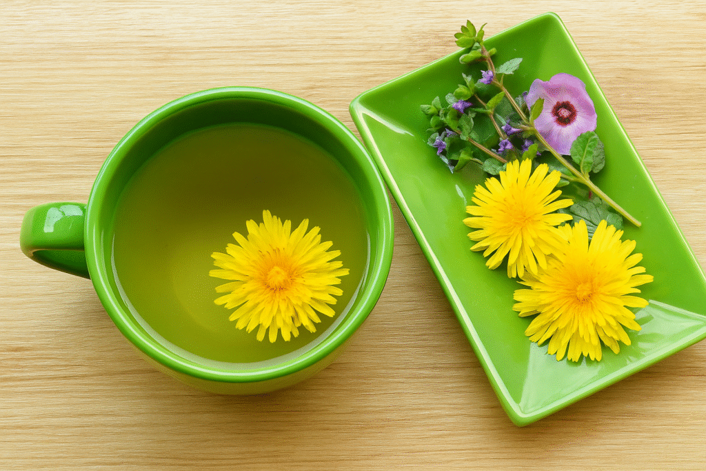 Dandelion Tea Recipe: The Best Natural Detox for Incredible Wellness 10 fresh dandelion tea recipe served hot with yellow flowers