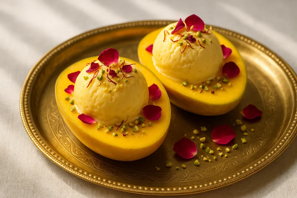 Fumang Propitious Mango Ice Cream: The Most Luxurious Mango Treat You’ve Never Tried 9 Fumang propitious mango ice cream served in mango halves