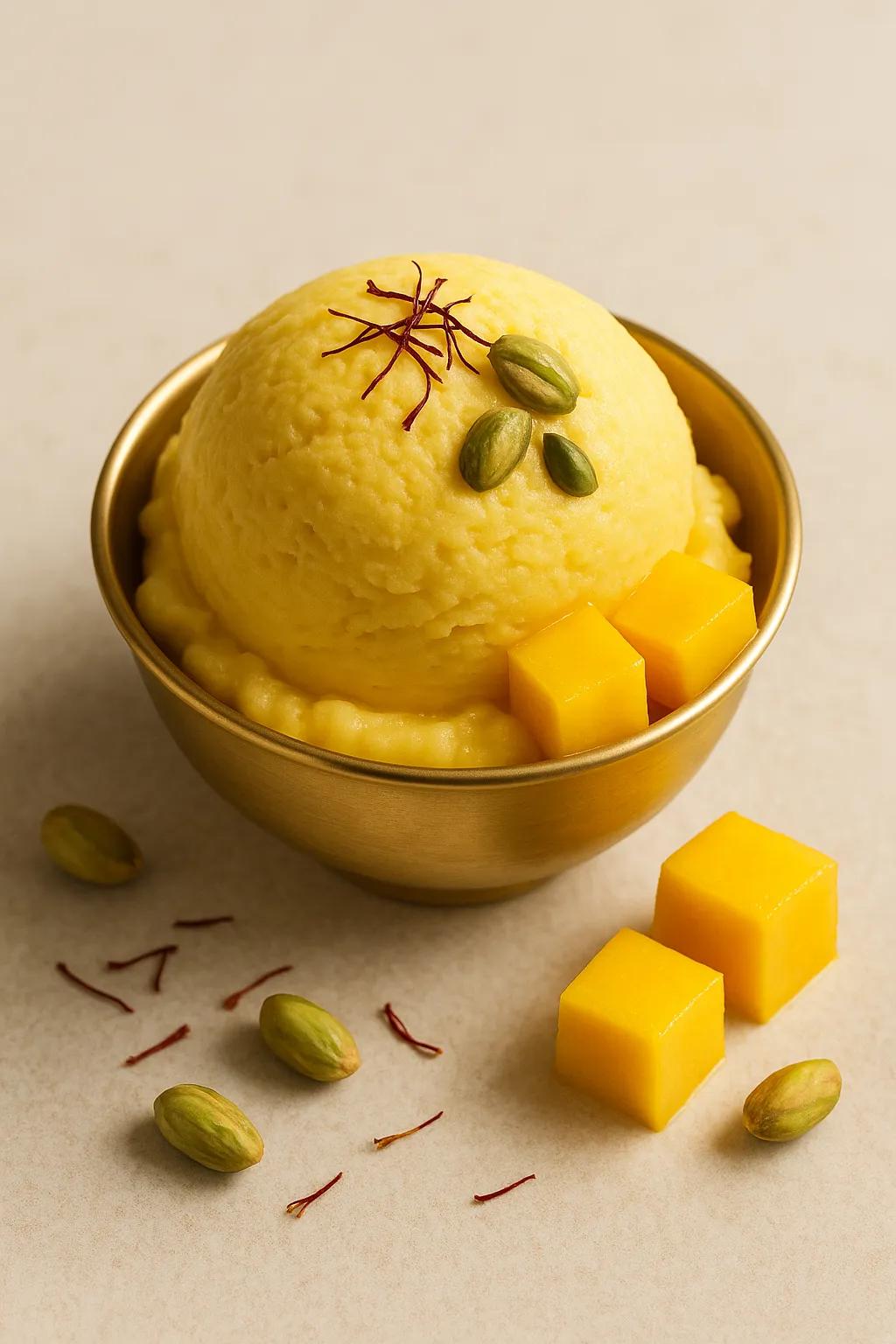 Fumang Propitious Mango Ice Cream: The Most Luxurious Mango Treat You’ve Never Tried 6 Fumang propitious mango ice cream with saffron and mango cubes