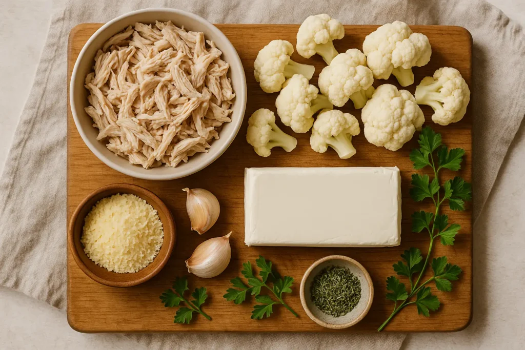 Low Carb Chicken Alfredo Bake: A Delicious Keto-Friendly Comfort Dish 6 Ingredients for low carb chicken alfredo bake