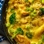 Low Carb Chicken Alfredo Bake: A Delicious Keto-Friendly Comfort Dish 9 Served low carb chicken alfredo bake on a plate