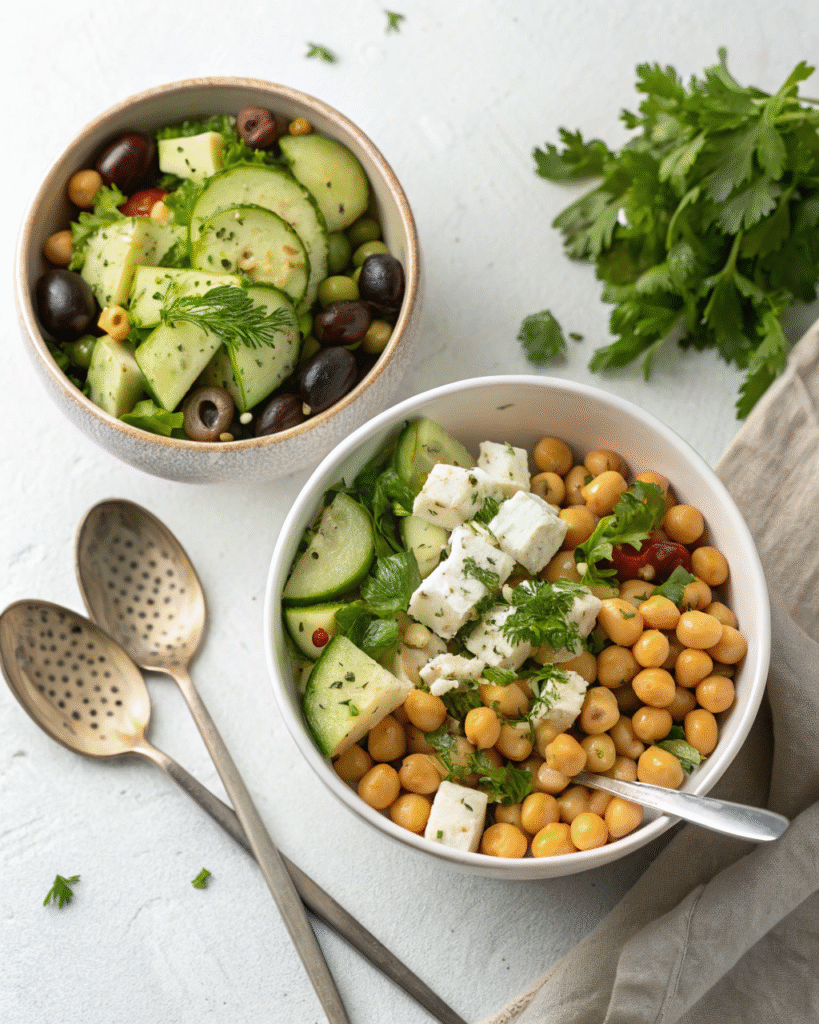 Mediterranean Cucumber Salad: The Ultimate Fresh and Flavorful Recipe Guide 8 Mediterranean cucumber salad with chickpeas and olive variations