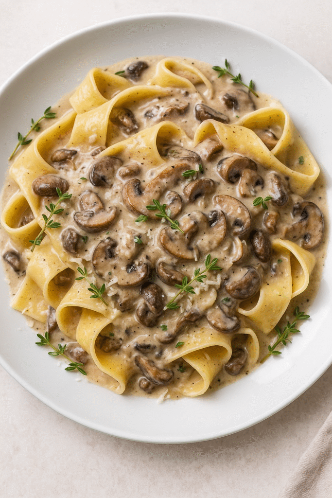 How to Master the Art of Pappardelle Pasta: A Deliciously Complete Guide 9 Pappardelle pasta with wild mushroom cream sauce