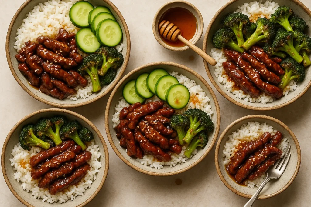 Hot Honey Beef Bowl: The Best Viral Dinner That Packs Bold Flavor 11 Hot honey beef bowl with egg and rice