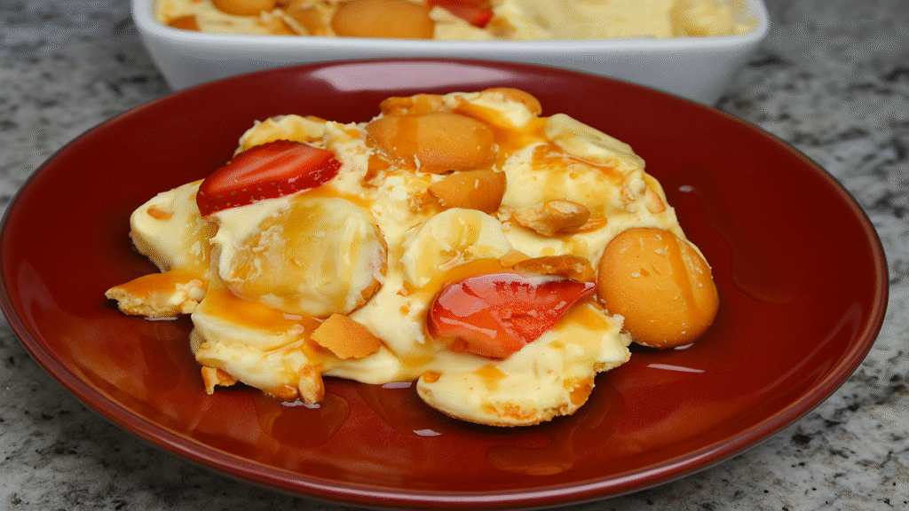 strawberry banana pudding