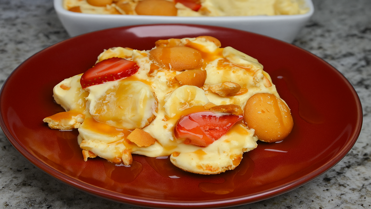 strawberry banana pudding