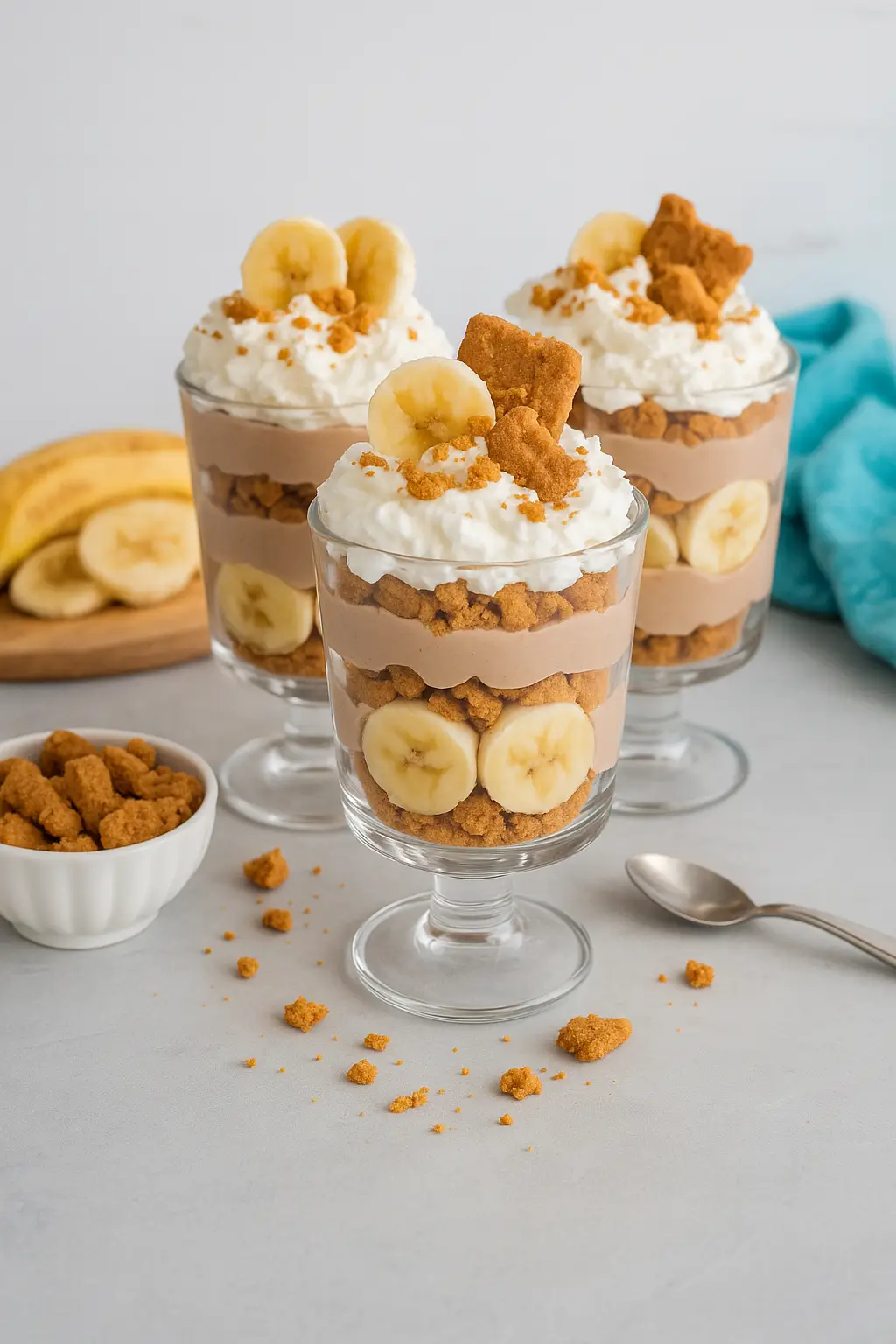 The Best Vegan Banana Pudding Recipe (Dairy-Free & Delicious) 5 Creamy vegan banana pudding in spoon